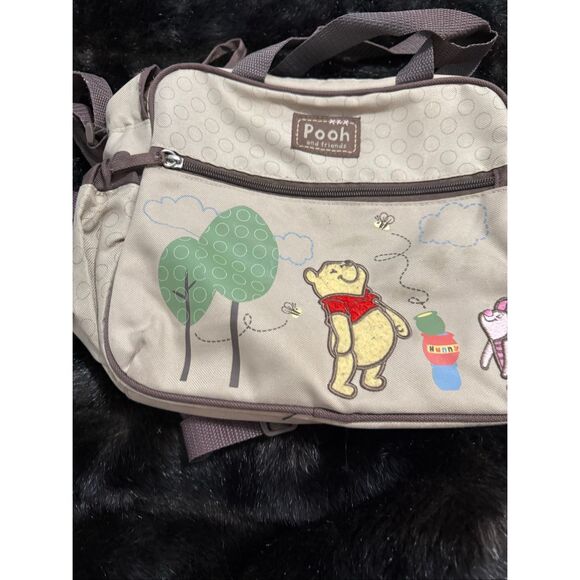 Rare HTF Pooh & Friends Crossbody Bag Purse Winnie Piglet Disney Store - Picture 4 of 5